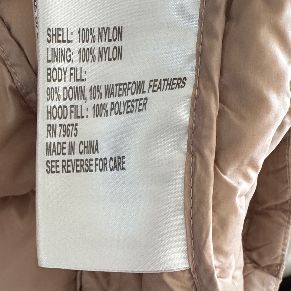Michael Kors Women's Tan Quilted Puffer Jacket - Picture 5 of 5